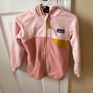 Patagonia Kids Pink Fleece Hoodie